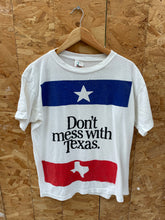 Vintage 90s XL White 'Don't Mess With Texas' Single Stitch T-Shirt